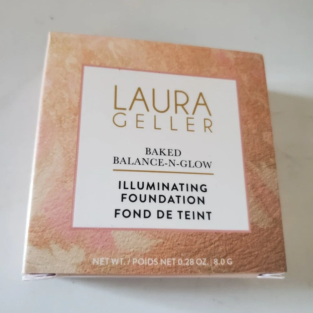 Laura Geller Baked Balance-N-Glow Illuminating Foundation Porcelain .32oz New